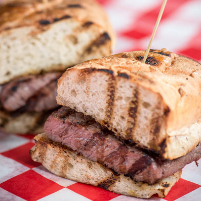 mancini's signature steak sandwich