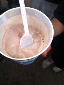 chocolate malt - www.theculinarycapers.com review of the MN state fair chocolate malt - www.theculinarycapers.com review of the MN state fair