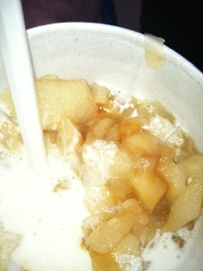 Apple malt - www.theculinarycapers.com review of the MN state fair Apple malt - www.theculinarycapers.com review of the MN state fair