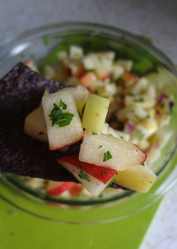Easy apple salsa