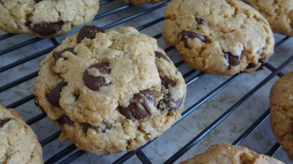 Perfect oatmeal chocolate chip cookies