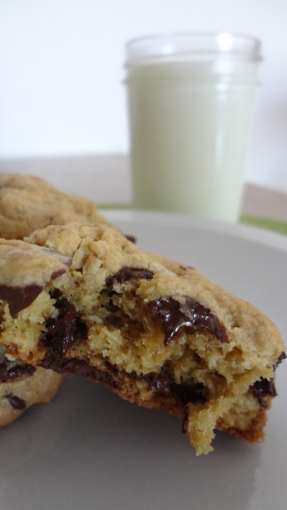 Perfect oatmeal chocolate chip cookies